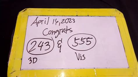 SWERTRES HEARING Today, Sunday, April 16, 2023.
